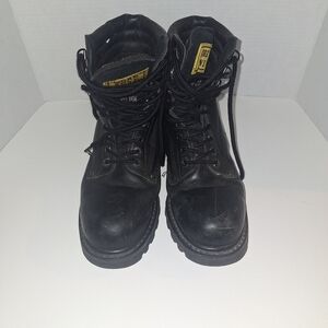 Rugged Black Men's Boots